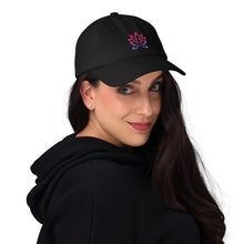Load image into Gallery viewer, Unique Lotus Flower Embroidered Baseball Caps, Hats For Men, Sun Hats For Women, Yoga Hats