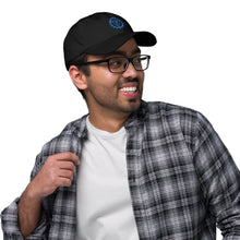 Load image into Gallery viewer, The Vishuddha or Throat Chakra Embroidered Relaxed Fit Baseball Cap, Buddha Gifts, Hats for Men, Sun Hats for Women