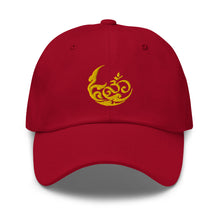 Load image into Gallery viewer, Om Namaste Embroidered Relaxed Fit Baseball Cap, Yoga Hat, Hats for Men, Sun Hats for Women
