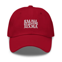 Load image into Gallery viewer, Small Business Mama Embroidered Baseball Caps, Hats For Men, Sun Hats For Women, Motivational Gifts