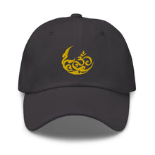 Load image into Gallery viewer, Om Namaste Embroidered Relaxed Fit Baseball Cap, Yoga Hat, Hats for Men, Sun Hats for Women