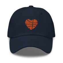 Load image into Gallery viewer, Basketball Love Embroidered Baseball Caps, Hats For Men, Sun Hats For Women, Motivational Gifts