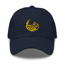 Load image into Gallery viewer, Om Namaste Embroidered Relaxed Fit Baseball Cap, Yoga Hat, Hats for Men, Sun Hats for Women