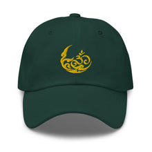 Load image into Gallery viewer, Om Namaste Embroidered Relaxed Fit Baseball Cap, Yoga Hat, Hats for Men, Sun Hats for Women