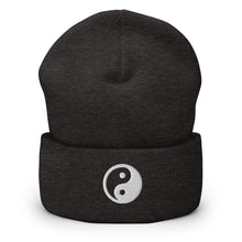 Load image into Gallery viewer, Yin Energy Yang Energy Embroidered Cuffed Beanie, Beanies Hats For Men, Beanie For Women