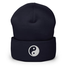 Load image into Gallery viewer, Yin Energy Yang Energy Embroidered Cuffed Beanie, Beanies Hats For Men, Beanie For Women