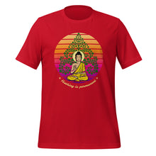 Load image into Gallery viewer, Nothing Is Permanent Buddha Retro Unisex T-Shirt, Crew Neck Short Sleeve Tee, Buddha Gifts