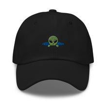 Load image into Gallery viewer, Peace Alien Embroidered Relaxed Fit Baseball Cap, Hats for Men, Sun Hats for Women
