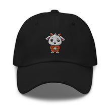 Load image into Gallery viewer, Praying Goat Embroidered Relaxed Fit Baseball Cap, Buddha Gifts, Hats for Men, Sun Hats for Women
