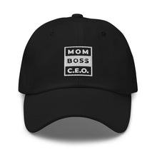 Load image into Gallery viewer, Mom Boss CEO Embroidered Baseball Caps, Hats For Men, Sun Hats For Women, Motivational Gifts

