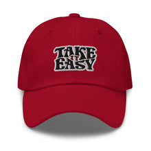 Load image into Gallery viewer, Take It Easy Embroidered Baseball Caps, Hats For Men, Sun Hats For Women, Motivational Gifts
