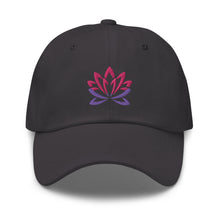 Load image into Gallery viewer, Unique Lotus Flower Embroidered Baseball Caps, Hats For Men, Sun Hats For Women, Yoga Hats
