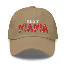 Load image into Gallery viewer, Best Mama Embroidered Baseball Caps, Hats For Men, Sun Hats For Women, Mother's Day Gifts
