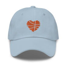 Load image into Gallery viewer, Basketball Love Embroidered Baseball Caps, Hats For Men, Sun Hats For Women, Motivational Gifts
