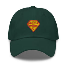 Load image into Gallery viewer, Super Mom Embroidered Baseball Caps, Hats For Men, Sun Hats For Women, Motivational Gifts
