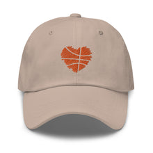 Load image into Gallery viewer, Basketball Love Embroidered Baseball Caps, Hats For Men, Sun Hats For Women, Motivational Gifts
