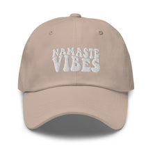 Load image into Gallery viewer, Namaste Vibes Embroidered Baseball Caps, Hats For Men, Sun Hats For Women, Motivational Gifts
