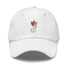 Load image into Gallery viewer, Cute Lotus Flower Embroidered Baseball Caps, Hats For Men, Sun Hats For Women, Yoga Gifts

