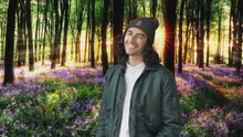 Load and play video in Gallery viewer, Bodhi Tree Buddha Embroidered Cuffed Beanie, Beanies Hats For Men, Beanie For Women
